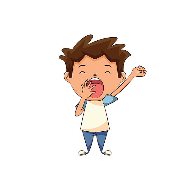 child-yawning-vector-id629779644